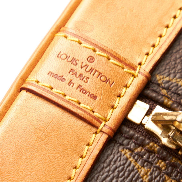 ルイ ヴィトン モノグラム アルマ Ｍ51130 ブラウン レザー PVC ハンドバッグ レディース LOUIS VUITTON 【中古】