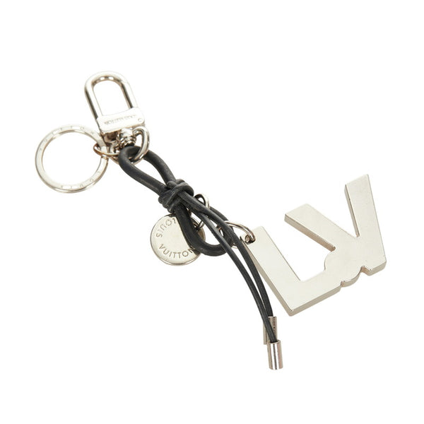 ルイ ヴィトン アパレルポルトクレ 328 キーリング シルバー 真鍮 レザー ユニセックス LOUIS VUITTON 【中古】