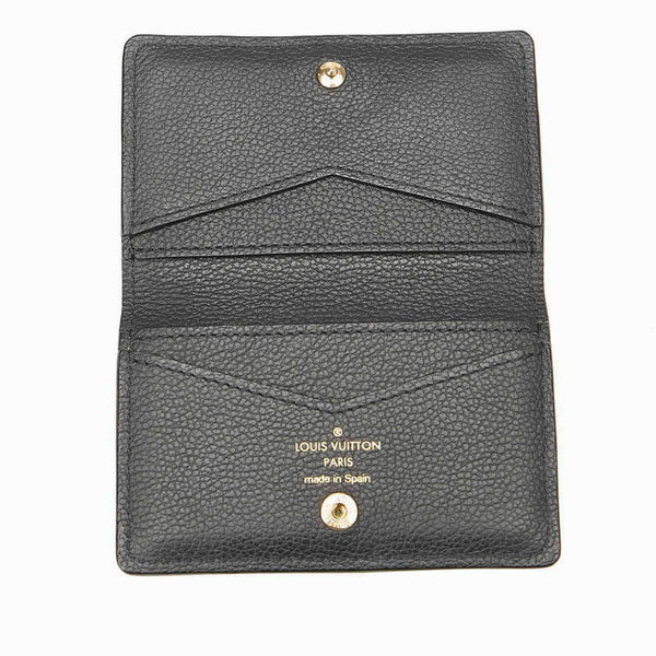 ルイ ヴィトン モノグラム アンプラント ミュルティカルト M67262 ノワール ブラック レザー カードケース レディース LOUIS VUITTON 【中古】