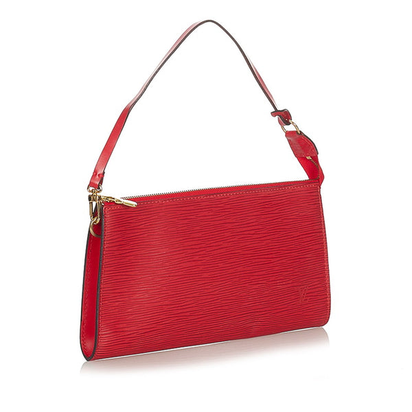 ルイ ヴィトン エピ ポシェットアクセソワール M52947 レッド レザー ポーチ レディース LOUIS VUITTON 【中古】