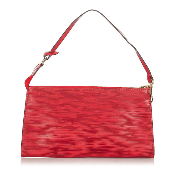 ルイ ヴィトン エピ ポシェットアクセソワール M52947 レッド レザー ポーチ レディース LOUIS VUITTON 【中古】