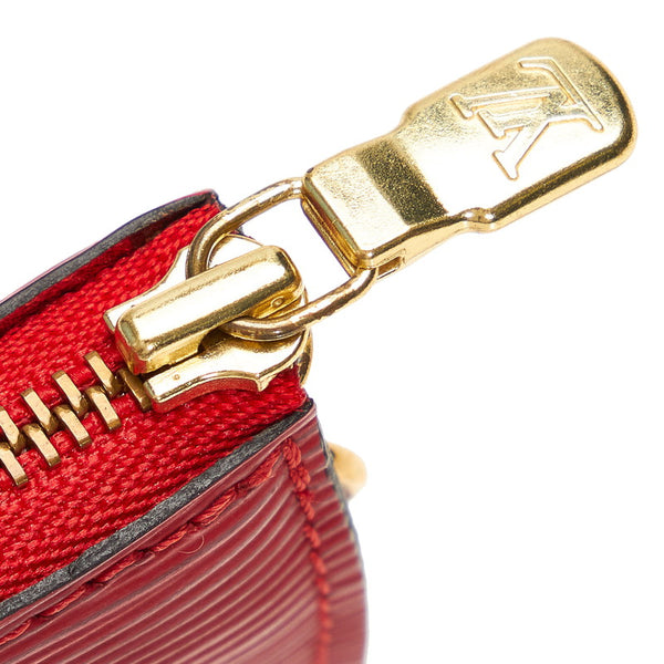 ルイ ヴィトン エピ ポシェットアクセソワール M52947 レッド レザー ポーチ レディース LOUIS VUITTON 【中古】