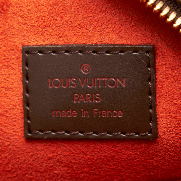 ルイ ヴィトン ダミエ イパネマ N51294 エベヌ レザー PVC 肩掛け ショルダーバッグ レディース LOUIS VUITTON 【中古】