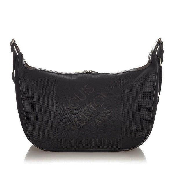 ルイ ヴィトン ダミエ ジェアン エクスプロラトゥール M93616 ブラック ブラウン キャンバス 斜め掛け ショルダーバッグ メンズ LOUIS VUITTON 【中古】