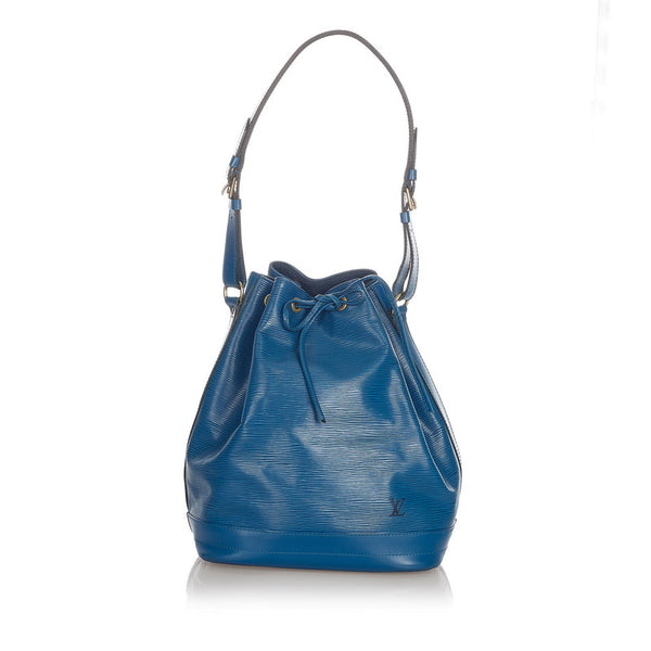 ルイ ヴィトン エピ ノエ M44005 ブルー レザー 肩掛け ショルダーバッグ レディース LOUIS VUITTON 【中古】