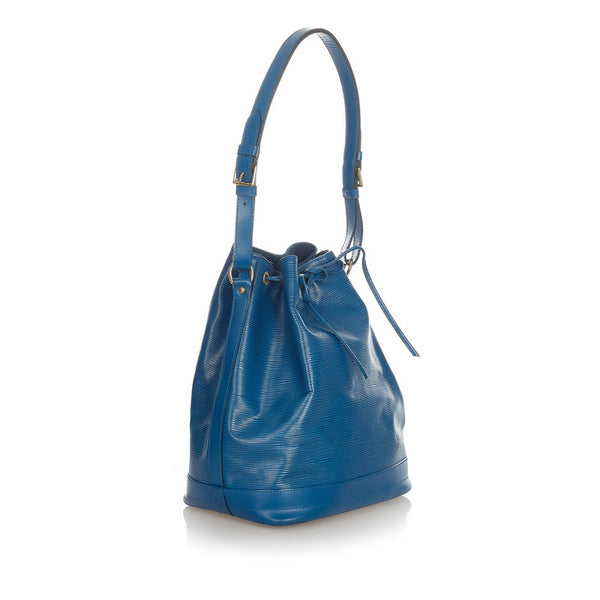 ルイ ヴィトン エピ ノエ M44005 ブルー レザー 肩掛け ショルダーバッグ レディース LOUIS VUITTON 【中古】