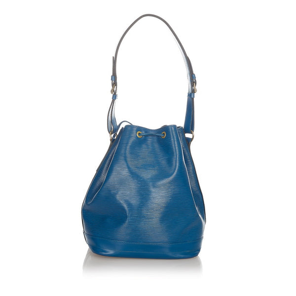 ルイ ヴィトン エピ ノエ M44005 ブルー レザー 肩掛け ショルダーバッグ レディース LOUIS VUITTON 【中古】
