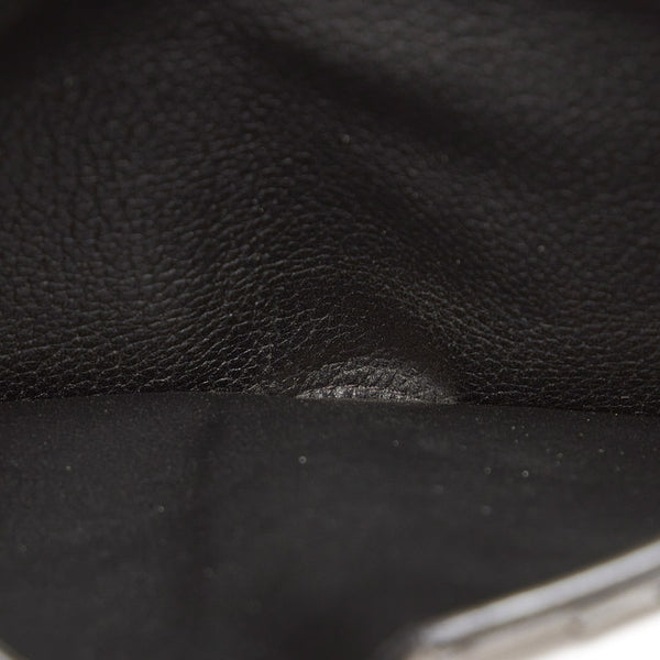 ルイ ヴィトン ポルトフォイユ ロックミー M64309 ブラック シルバー レザー 三つ折り財布 メンズ LOUIS VUITTON 【中古】