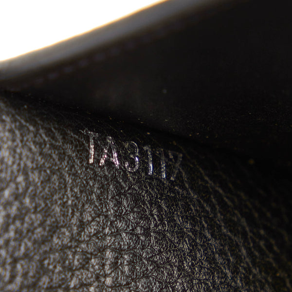 ルイ ヴィトン ポルトフォイユ ロックミー M64309 ブラック シルバー レザー 三つ折り財布 メンズ LOUIS VUITTON 【中古】