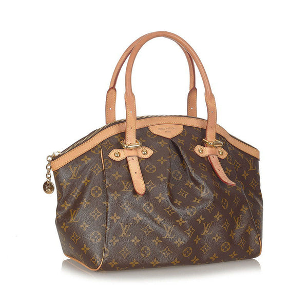 ルイ ヴィトン モノグラム ティヴォリGM M40144 ブラウン PVC レザー トートバッグ レディース LOUIS VUITTON 【中古】