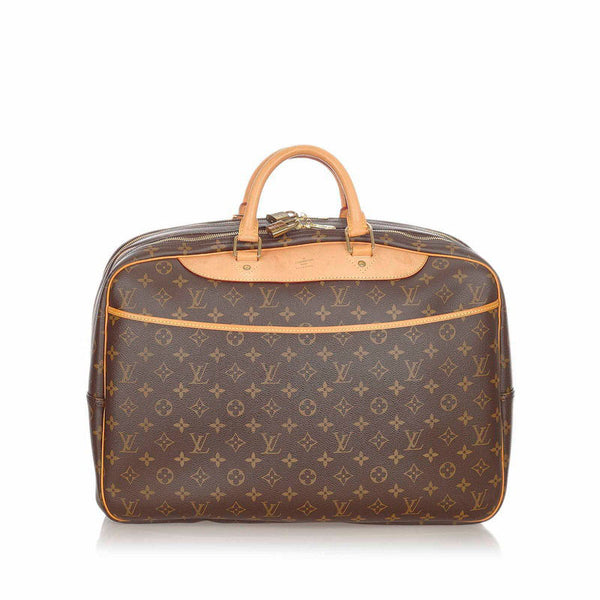 ルイ ヴィトン モノグラム アリゼ M41399 ブラウン  レザー PVC ボストンバッグ ショルダーバッグ 2WAY メンズ LOUIS VUITTON 【中古】