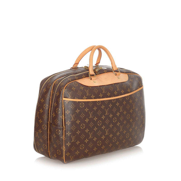 ルイ ヴィトン モノグラム アリゼ M41399 ブラウン  レザー PVC ボストンバッグ ショルダーバッグ 2WAY メンズ LOUIS VUITTON 【中古】