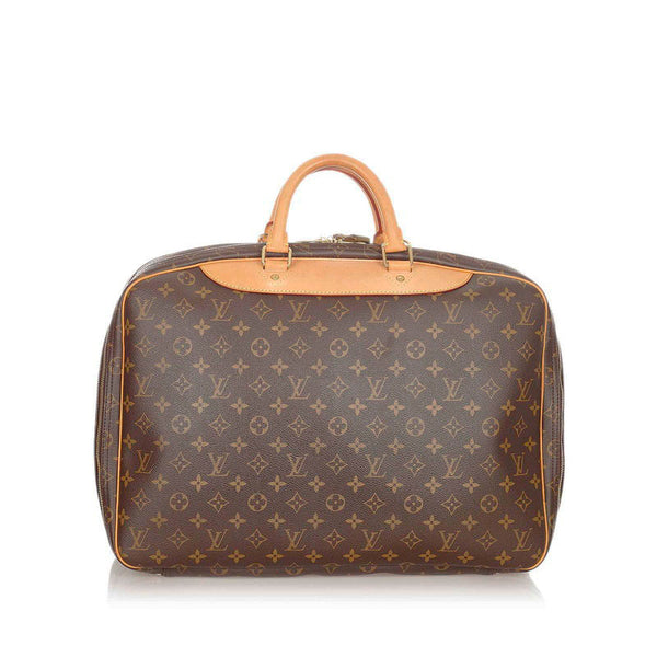 ルイ ヴィトン モノグラム アリゼ M41399 ブラウン  レザー PVC ボストンバッグ ショルダーバッグ 2WAY メンズ LOUIS VUITTON 【中古】