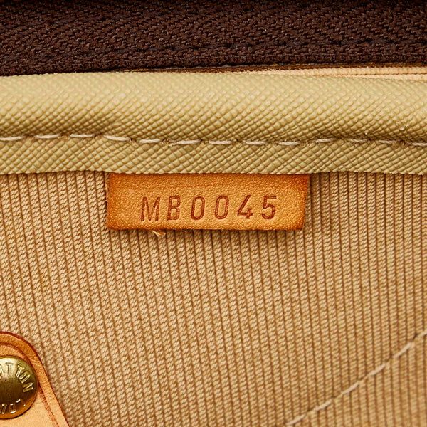 ルイ ヴィトン モノグラム アリゼ M41399 ブラウン  レザー PVC ボストンバッグ ショルダーバッグ 2WAY メンズ LOUIS VUITTON 【中古】