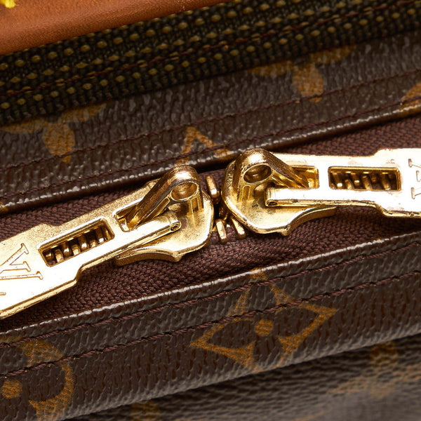 ルイ ヴィトン モノグラム サテライト53 M23356 ブラウン PVC レザー スーツケース メンズ LOUIS VUITTON 【中古】