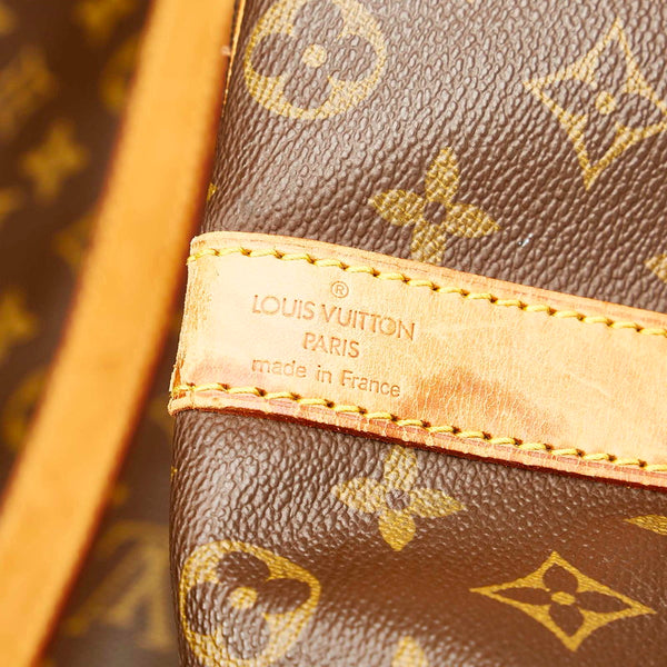 ルイ ヴィトン モノグラム キーポルバンドリエール50　 M41416  ブラウン PVC レザー ボストンバッグ レディース LOUIS VUITTON 【中古】