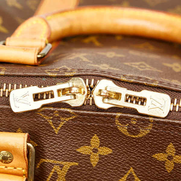 ルイ ヴィトン モノグラム キーポルバンドリエール50　 M41416  ブラウン PVC レザー ボストンバッグ レディース LOUIS VUITTON 【中古】