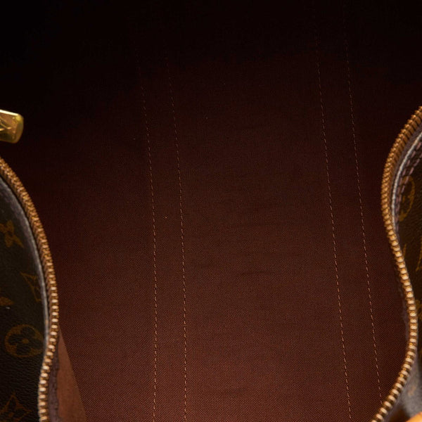 ルイ ヴィトン モノグラム キーポル45 M41428 ブラウン レザー PVC ボストンバッグ トラベルバッグ レディース LOUIS VUITTON 【中古】