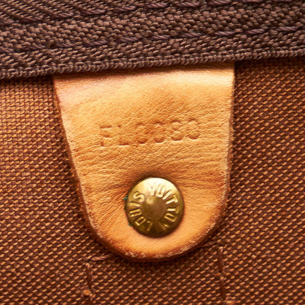 ルイ ヴィトン モノグラム キーポル45 M41428 ブラウン レザー PVC ボストンバッグ トラベルバッグ レディース LOUIS VUITTON 【中古】