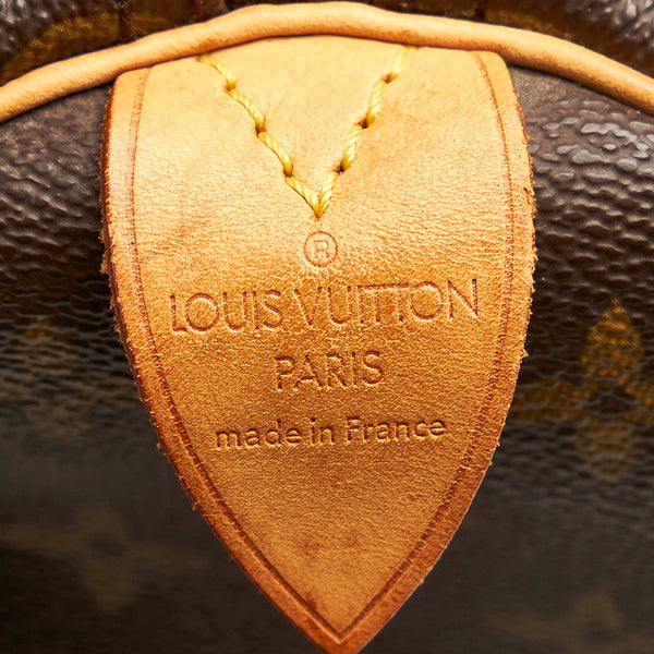 ルイ ヴィトン モノグラム キーポル 45 M41428 ブラウン PVC レザー ボストンバッグ トラベルバッグ レディース LOUIS VUITTON 【中古】