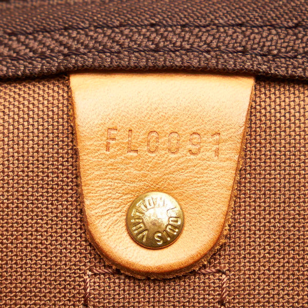 ルイ ヴィトン モノグラム キーポル 45 M41428 ブラウン PVC レザー ボストンバッグ トラベルバッグ レディース LOUIS VUITTON 【中古】