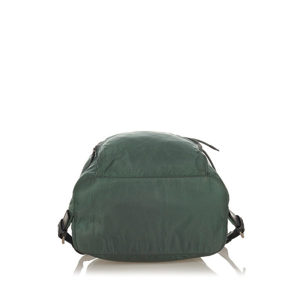 プラダ ポコノ グリーン ナイロン リュック バックパック レディース PRADA 【中古】