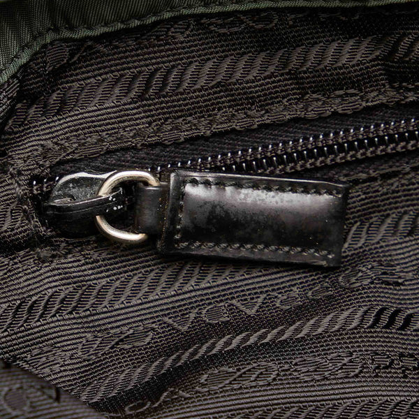 プラダ ポコノ グリーン ナイロン リュック バックパック レディース PRADA 【中古】