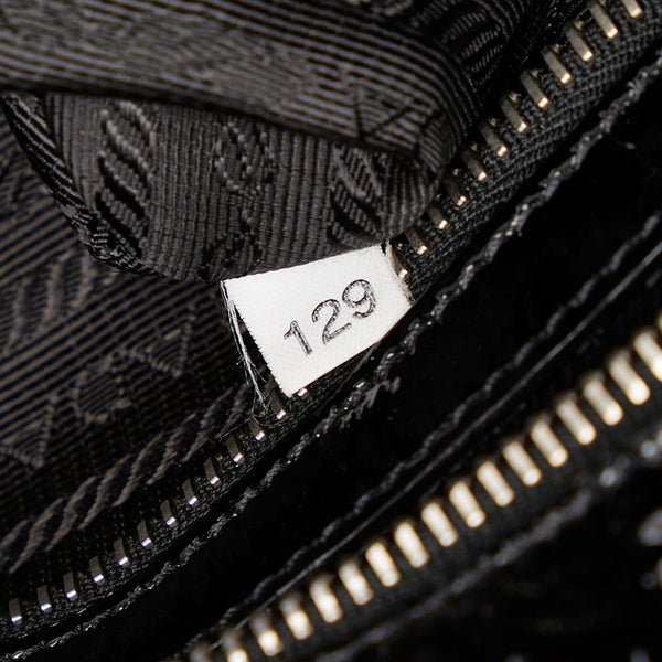 プラダ ブラック パテントレザー ハンドバッグ ショルダーバッグ 2WAY レディース PRADA 【中古】