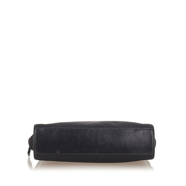 プラダ ポコノ ブラック ナイロン ハンドバッグ レディース PRADA 【中古】