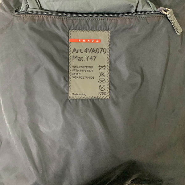 プラダ プラダスポーツ ブラック ナイロン ハンドバッグ トートバッグ レディース PRADA 【中古】
