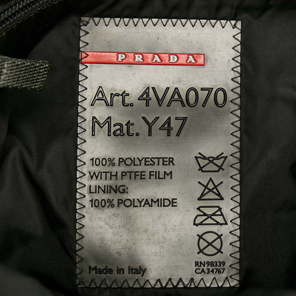 プラダ プラダスポーツ ブラック ナイロン ハンドバッグ トートバッグ レディース PRADA 【中古】