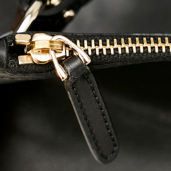 グッチ ホースビット パークアヴェニュー 297007 ブラック レザー ショルダーバッグ トートバッグ レディース GUCCI 【中古】