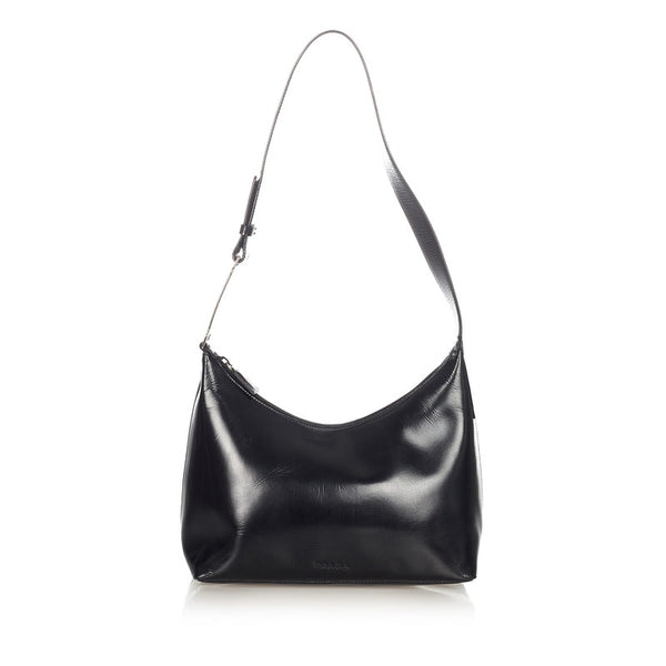 プラダ ショルダーバッグ　3434 ブラック レザー ワンショルダー  PRADA 【中古】