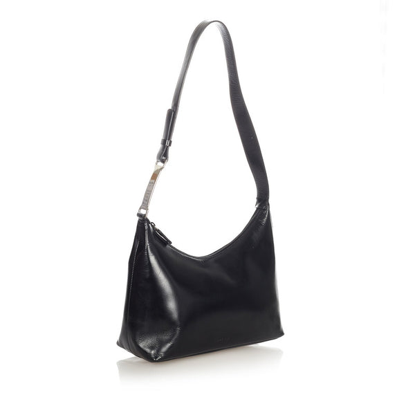 プラダ ショルダーバッグ　3434 ブラック レザー ワンショルダー  PRADA 【中古】