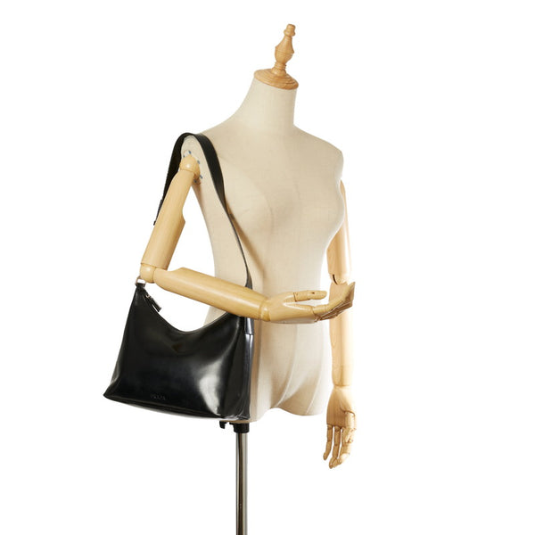 プラダ ショルダーバッグ　3434 ブラック レザー ワンショルダー  PRADA 【中古】