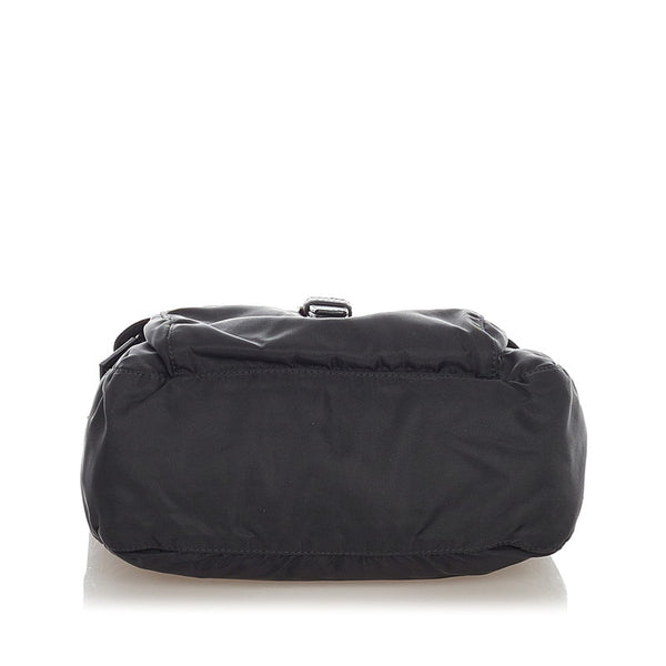 プラダ ポコノ ブラック ナイロン ショルダーバッグ レディース PRADA 【中古】