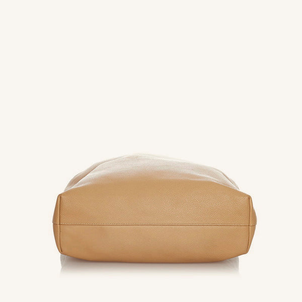 プラダ ベージュ レザー ハンドバック ショルダーバッグ 2WAY レディース PRADA 【中古】
