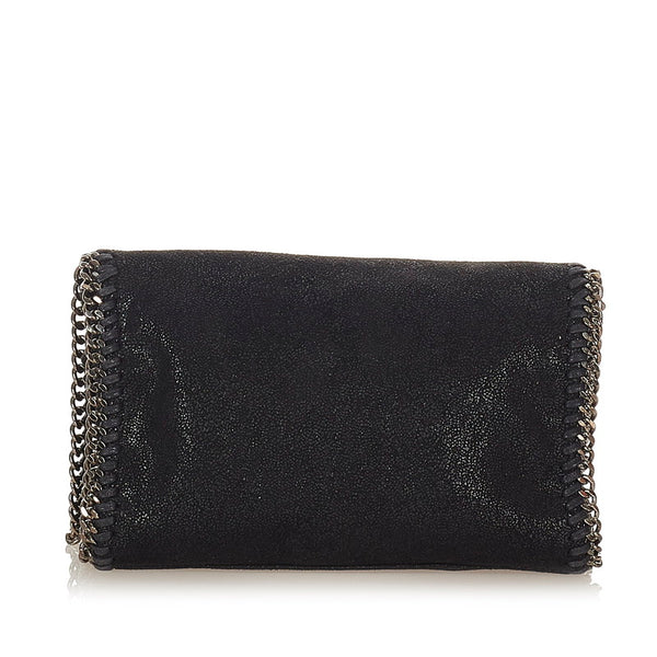 ステラマッカートニー ファラベラ ブラック シルバー ポリエステル ショルダーバッグ レディース Stella McCartney 【中古】