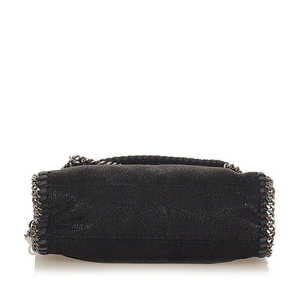 ステラマッカートニー ファラベラ ブラック シルバー ポリエステル ショルダーバッグ レディース Stella McCartney 【中古】