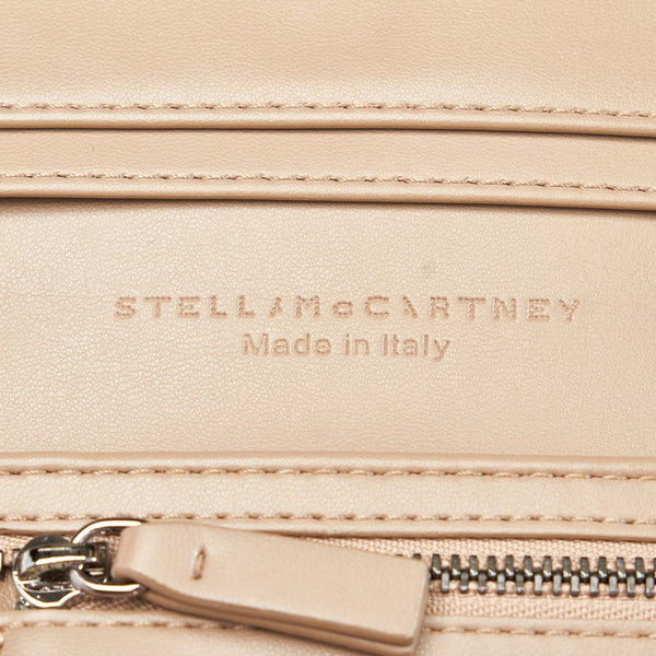 ステラマッカートニー ファラベラ ベージュ シルバー ポリエステル 三つ折り財布 レディース Stella McCartney 【中古】