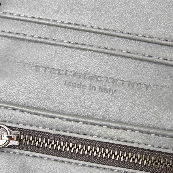 ステラマッカートニー ファラベラ ブルーグレー ポリエステル 三つ折り財布 レディース Stella McCartney 【中古】