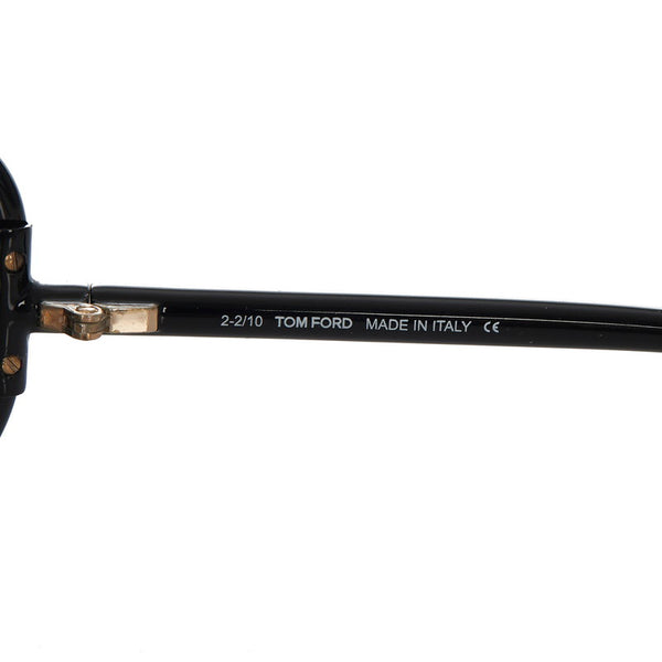 トムフォード TF155 01P ブラック プラスチック サングラス メンズ TOM FORD 【中古】