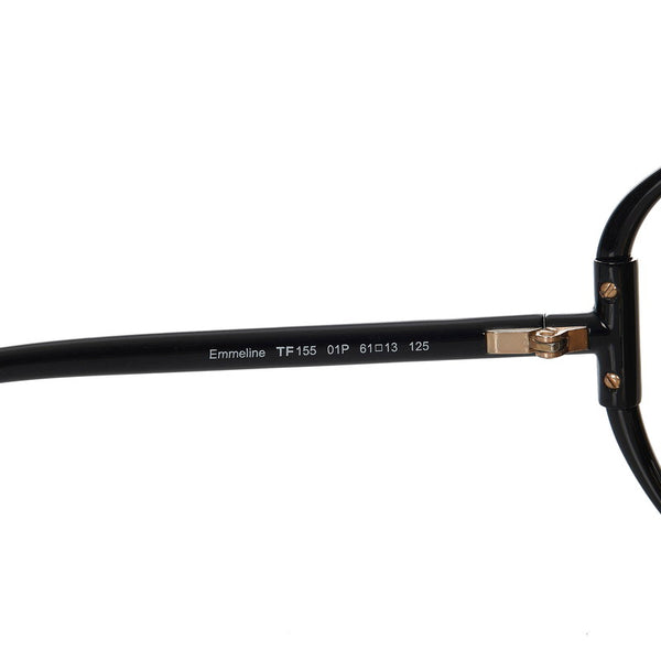 トムフォード TF155 01P ブラック プラスチック サングラス メンズ TOM FORD 【中古】