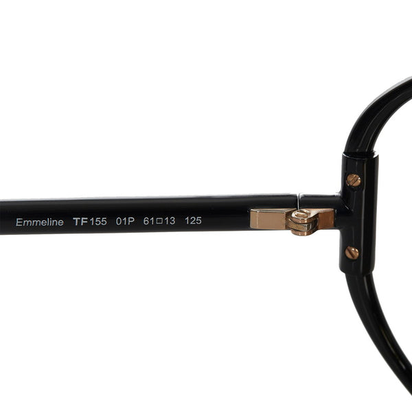 トムフォード TF155 01P ブラック プラスチック サングラス メンズ TOM FORD 【中古】