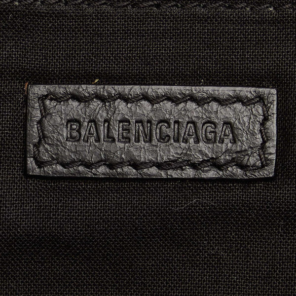 バレンシアガ 535334 ブラック レザー クラッチバッグ レディース BALENCIAGA 【中古】