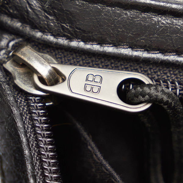 バレンシアガ 535334 ブラック レザー クラッチバッグ レディース BALENCIAGA 【中古】