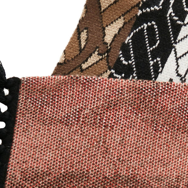 バーバリー ブラウン ブラック ホワイト カシミヤ マフラー レディース BURBERRY 【中古】