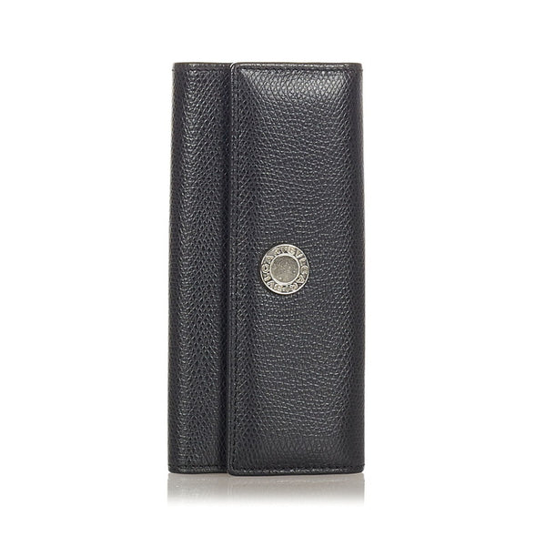 ブルガリ ブルガリ ブルガリ ブラック レザー キーケース メンズ BVLGARI 【中古】