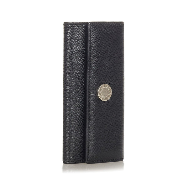 ブルガリ ブルガリ ブルガリ ブラック レザー キーケース メンズ BVLGARI 【中古】