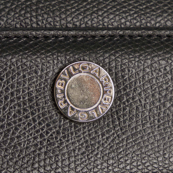 ブルガリ ブルガリ ブルガリ ブラック レザー キーケース メンズ BVLGARI 【中古】